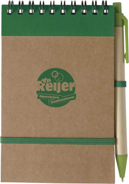 Carnet de notes Ecocriture | A6 | Recyclé | 70 pages | Ligné | Avec stylo
