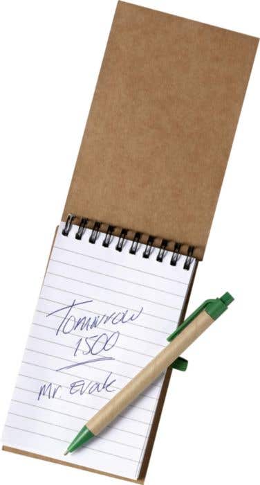 Carnet de notes Ecocriture | A6 | Recyclé | 70 pages | Ligné | Avec stylo