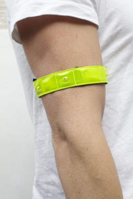 Brassard fluo Reflect-LED