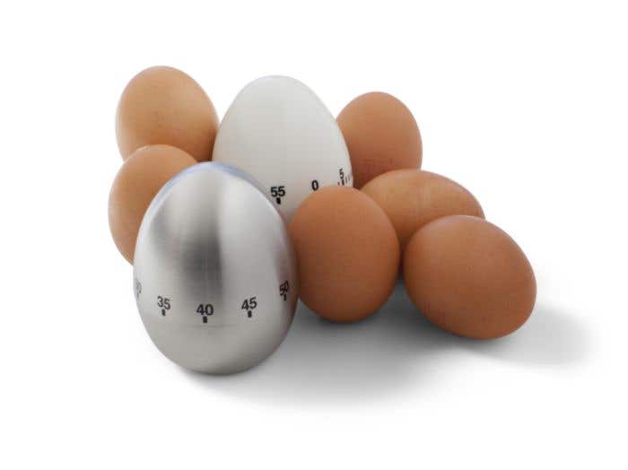Minuteur de cuisine Eggy | 60 minutes | Forme d'œuf
