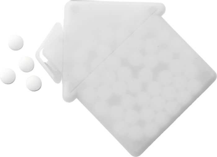 Boîte de menthes Freehome | 6,5 g | Forme de maison | Sans sucre