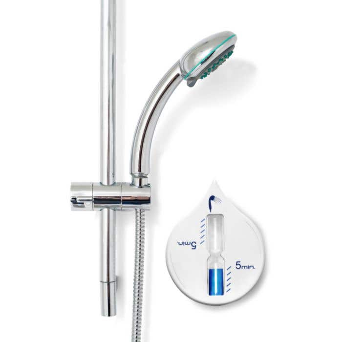Sablier de douche Droplet | 5 minutes | Ventouse