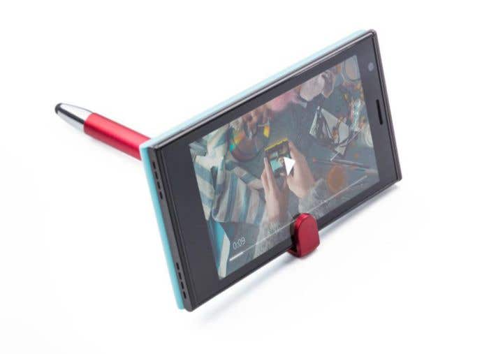 Stylo stylet Touch-Stand | 3-en-1 | Support téléphone