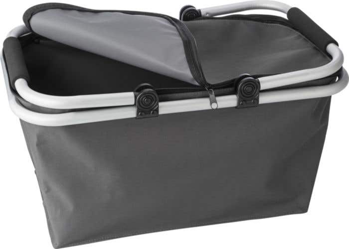 Panier à provisions Carrino | 30 L | Structure en aluminium | Pliable
