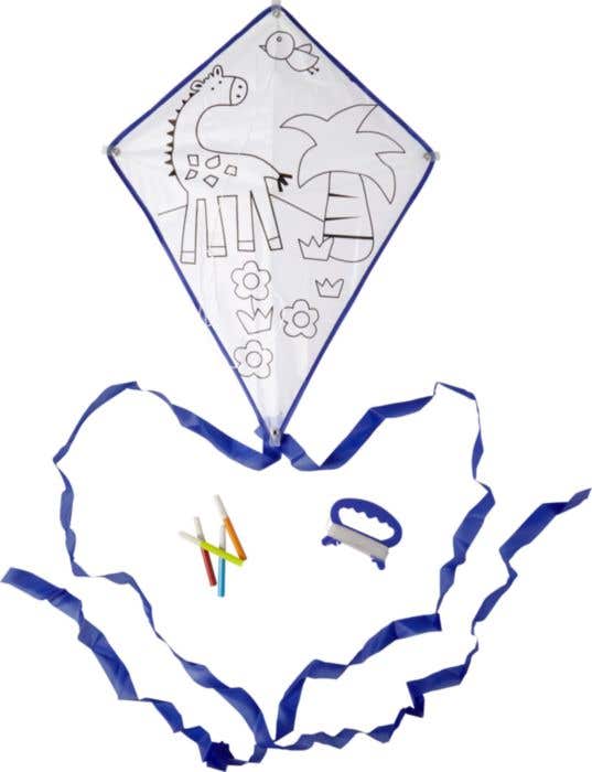 Cerf-volant Coloris | 49x36 cm | À colorier | 4 feutres