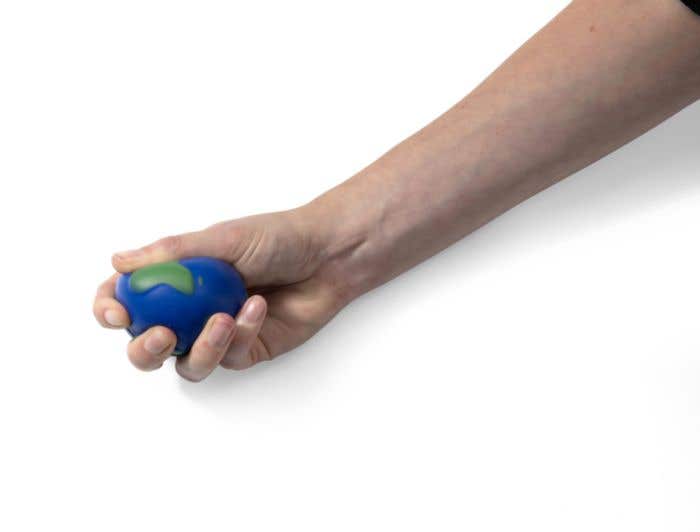 Balle anti-stress Alia | Forme de globe terrestre | 6,2 cm
