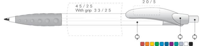 Stylo Cosmo Hardcolor Grip