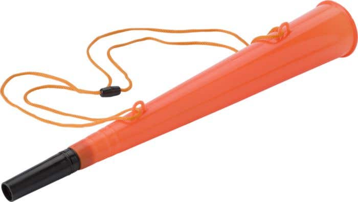 Trompette de supporter Deportivo | 36 cm | Avec cordon