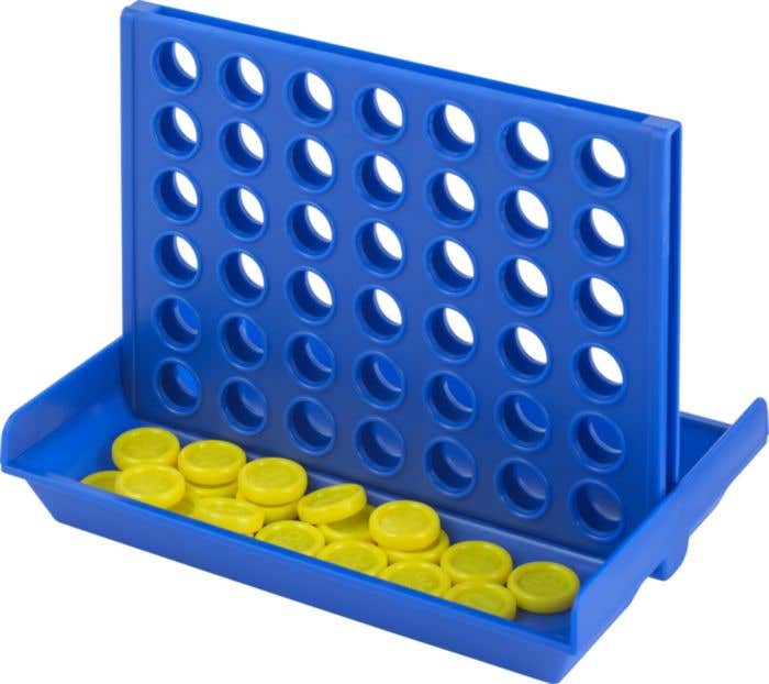 Jeu quatre en ligne Quattrum | Pliable | Avec pochette de rangement