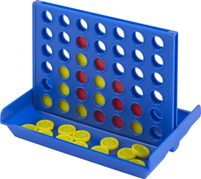 Jeu quatre en ligne Quattrum | Pliable | Avec pochette de rangement