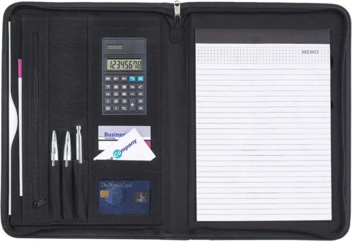 Conférencier Negocios | A4 | Bloc-notes | Avec calculatrice