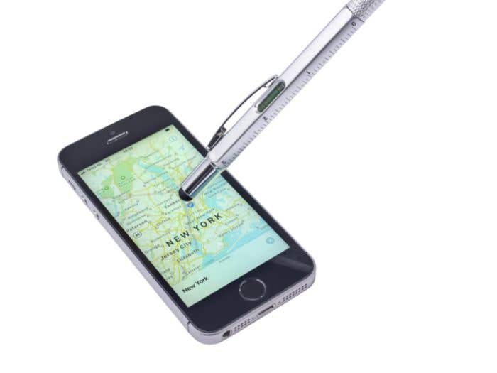 Stylo stylet Multiniveau | 5-en-1 | Mécanisme rotatif