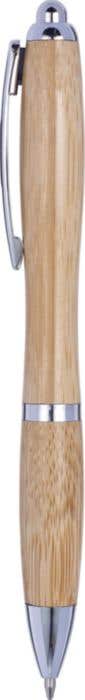 Stylo bille Cardiff Bamboo | Bambou | Détails métalliques