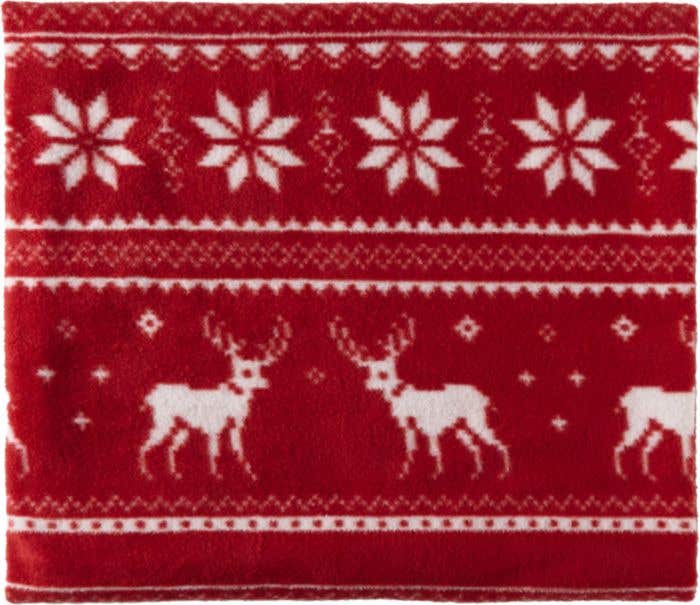 Couverture Reindeer | Polaire | 180 g/m² | 120x150 cm | Imprimé rennes