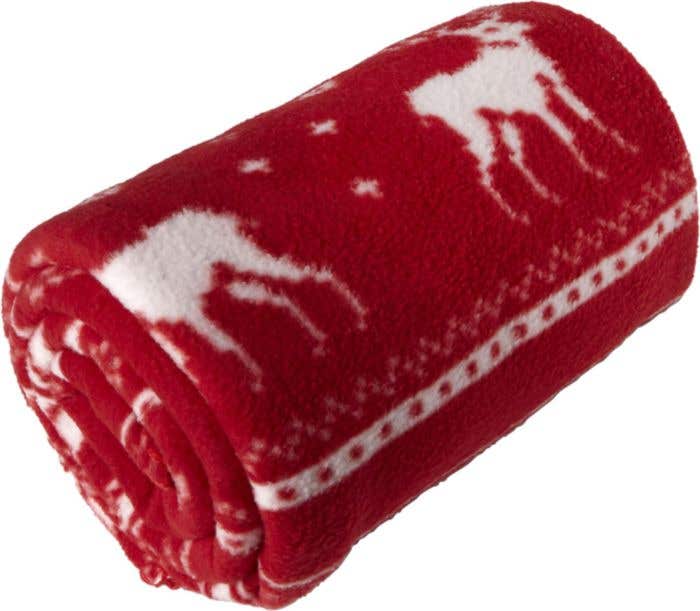 Couverture Reindeer | Polaire | 180 g/m² | 120x150 cm | Imprimé rennes