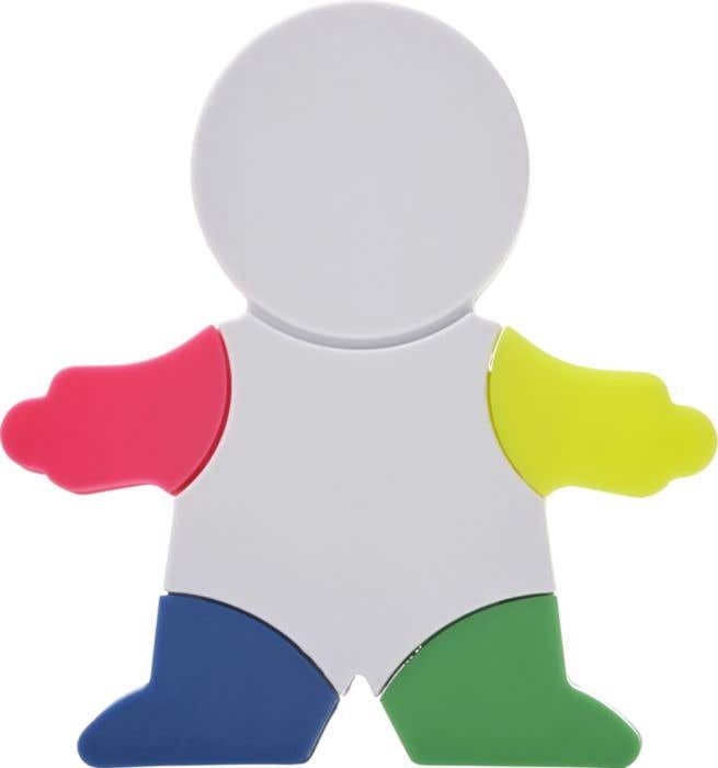 Marqueur Fluoclean | 4 couleurs | Brosse pour clavier