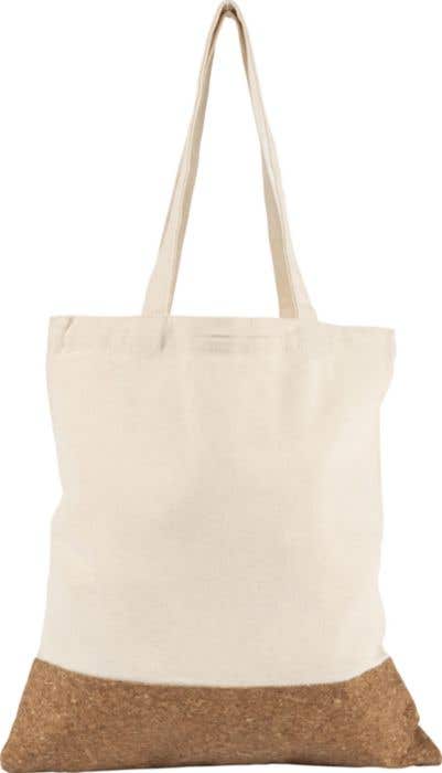 Sac Corcho | Coton | Détails en liège | Longues anses