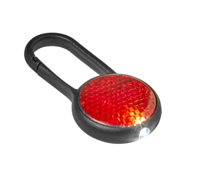 Lampe de sécurité Caralight | Mousqueton | Pile incluse