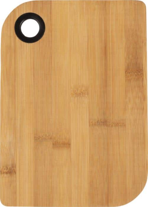 Planche à découper Steven | Bambou | 24,5 x 17,5 cm | Œillet de suspension