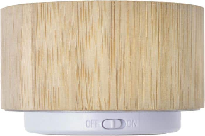 Enceinte Nature | Bambou | Sans fil | Bandes lumineuses