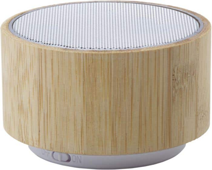 Enceinte Nature | Bambou | Sans fil | Bandes lumineuses