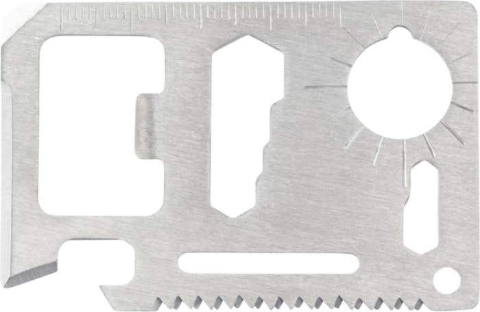 Multi-outil Card | 11-en-1 | Inox | Format carte de crédit