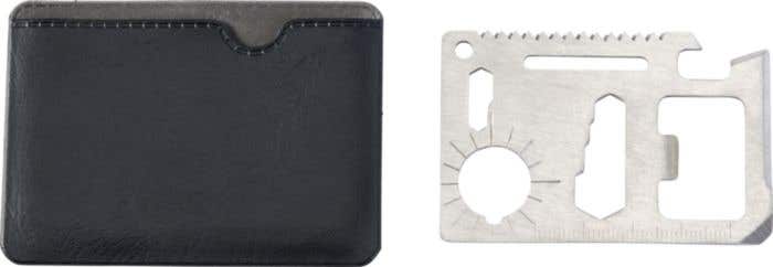 Multi-outil Card | 11-en-1 | Inox | Format carte de crédit