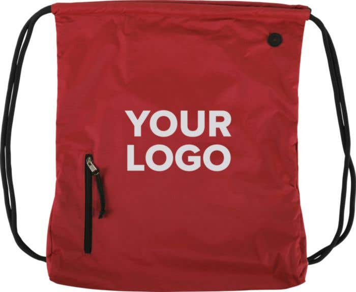 Sac à dos Verona | Cordon de serrage | Poche avant | Détails noirs