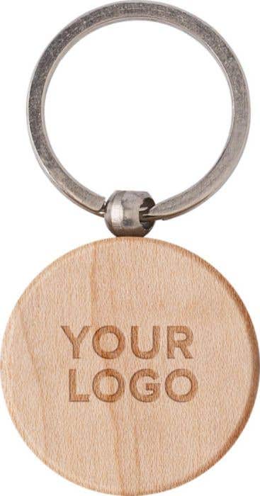 Porte-clés Madera Round