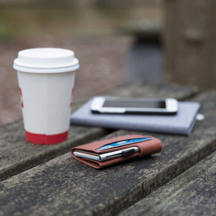Porte-cartes Portefeuille anti RFID C-Secure