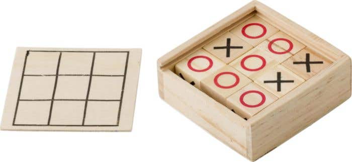 Morpion Playwood | Bois | Boîte coulissante