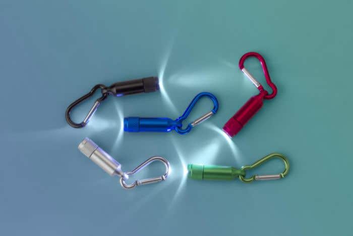 Porte-clés Minilight | Lampe de poche | Mousqueton
