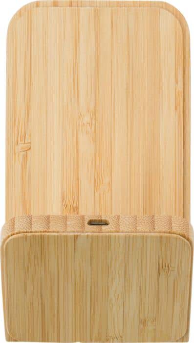 Chargeur sans fil Phonestand | Bambou | Support téléphone