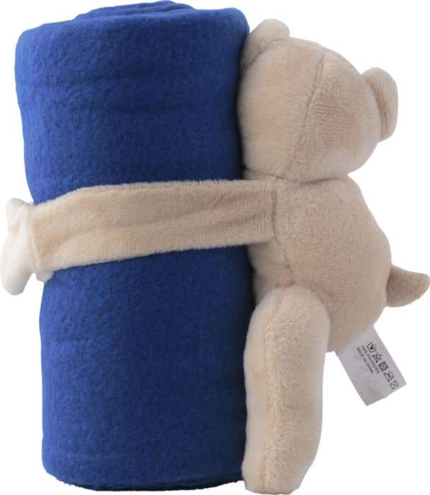 Ours en peluche Owen | Avec couverture polaire | 120x80 cm