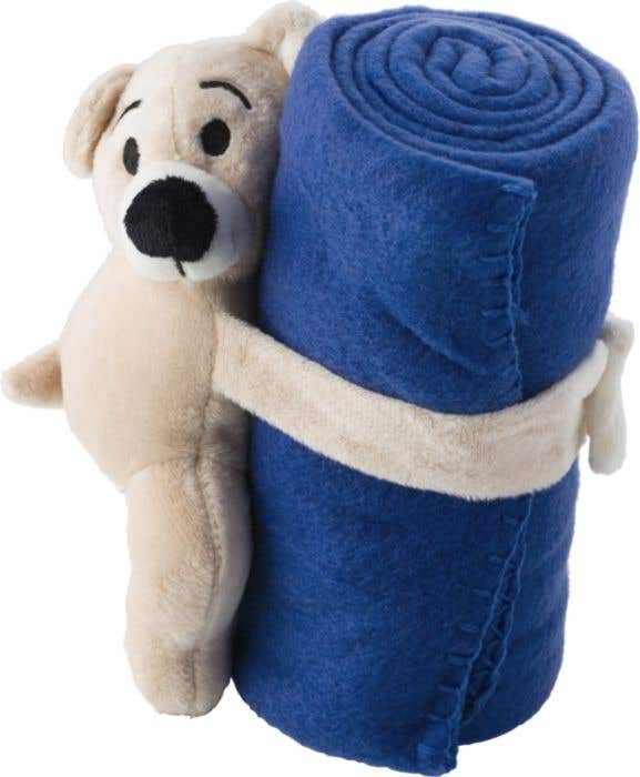 Ours en peluche Owen | Avec couverture polaire | 120x80 cm