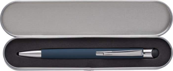 Stylo stylet Rubo | Finition caoutchoutée | En boîte métallique