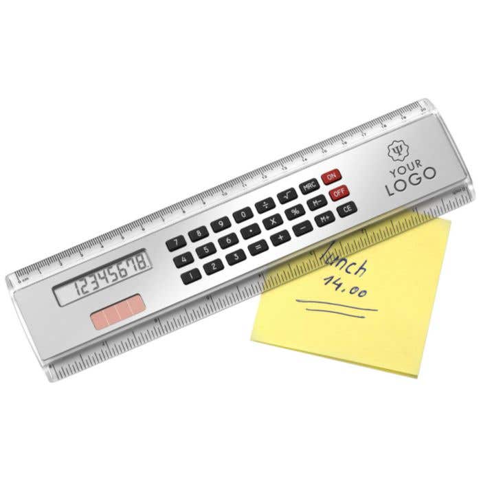 Règle Solaris | 20 cm | Avec calculatrice | Solaire