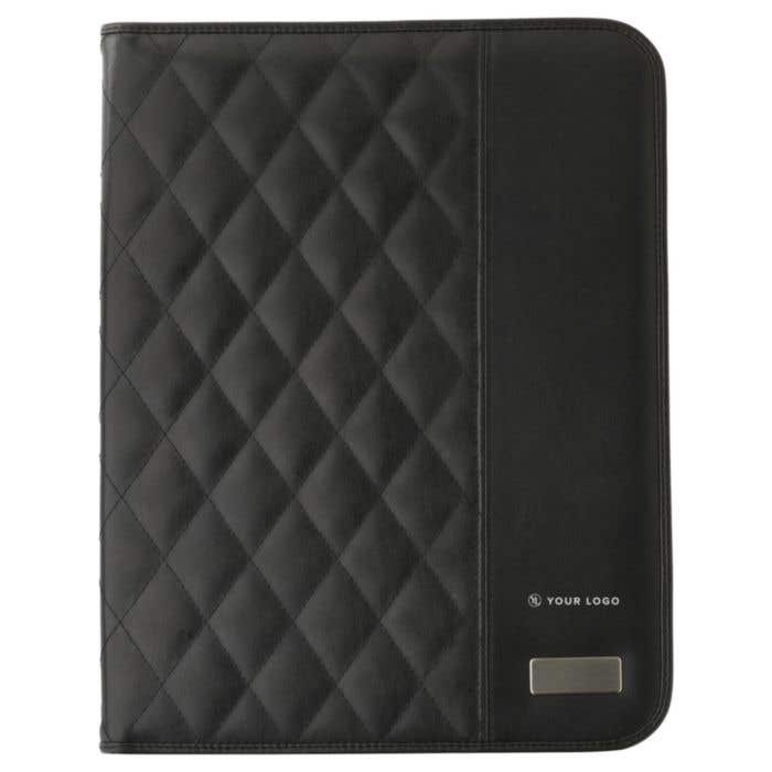 Conférencier High-Class | A4 | Bloc-notes | Passant pour stylo | Porte-cartes de visite