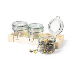 Set de pots en verre Gaby Set de pots en verre Gaby